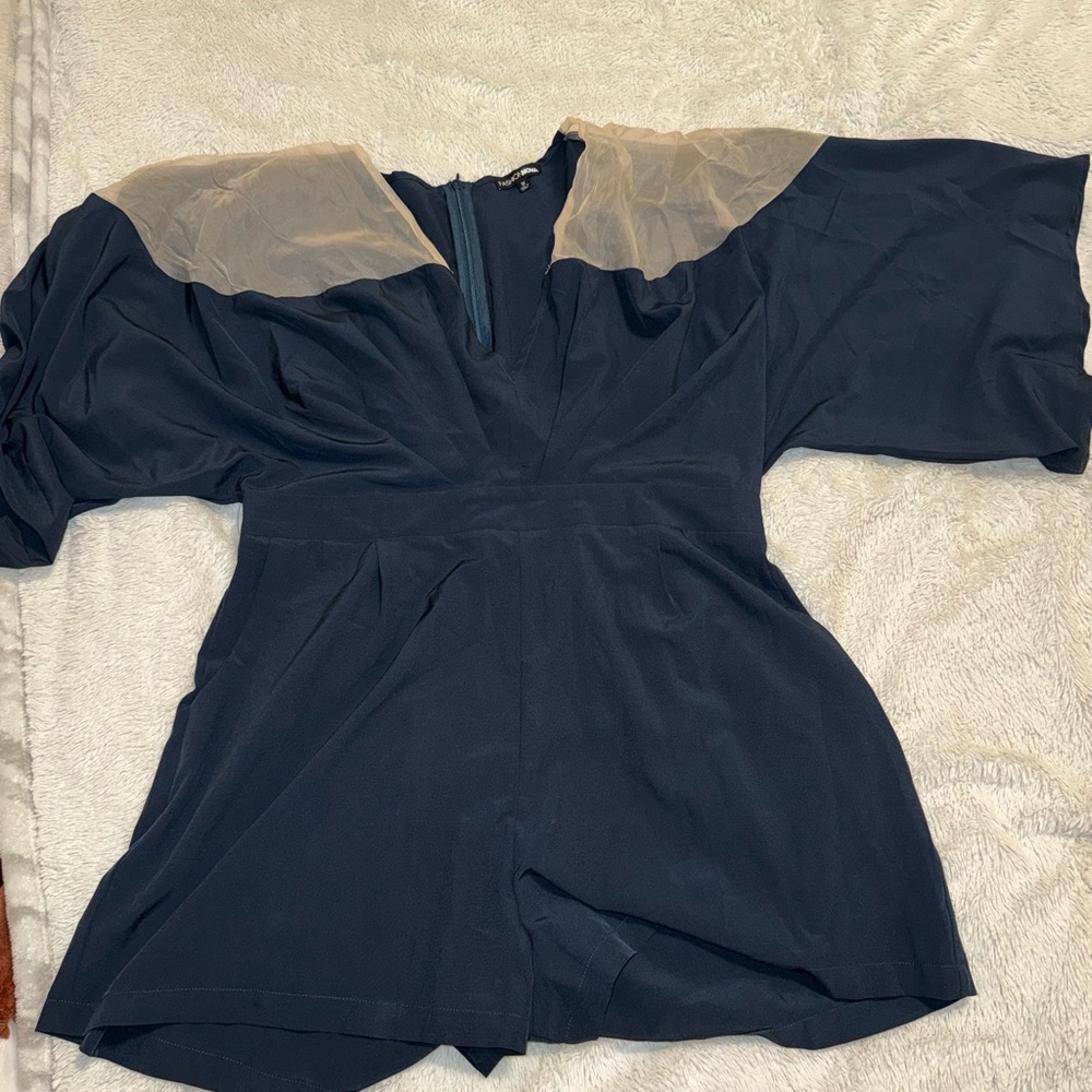Navy Romper Women’s Fashion Nova 1X